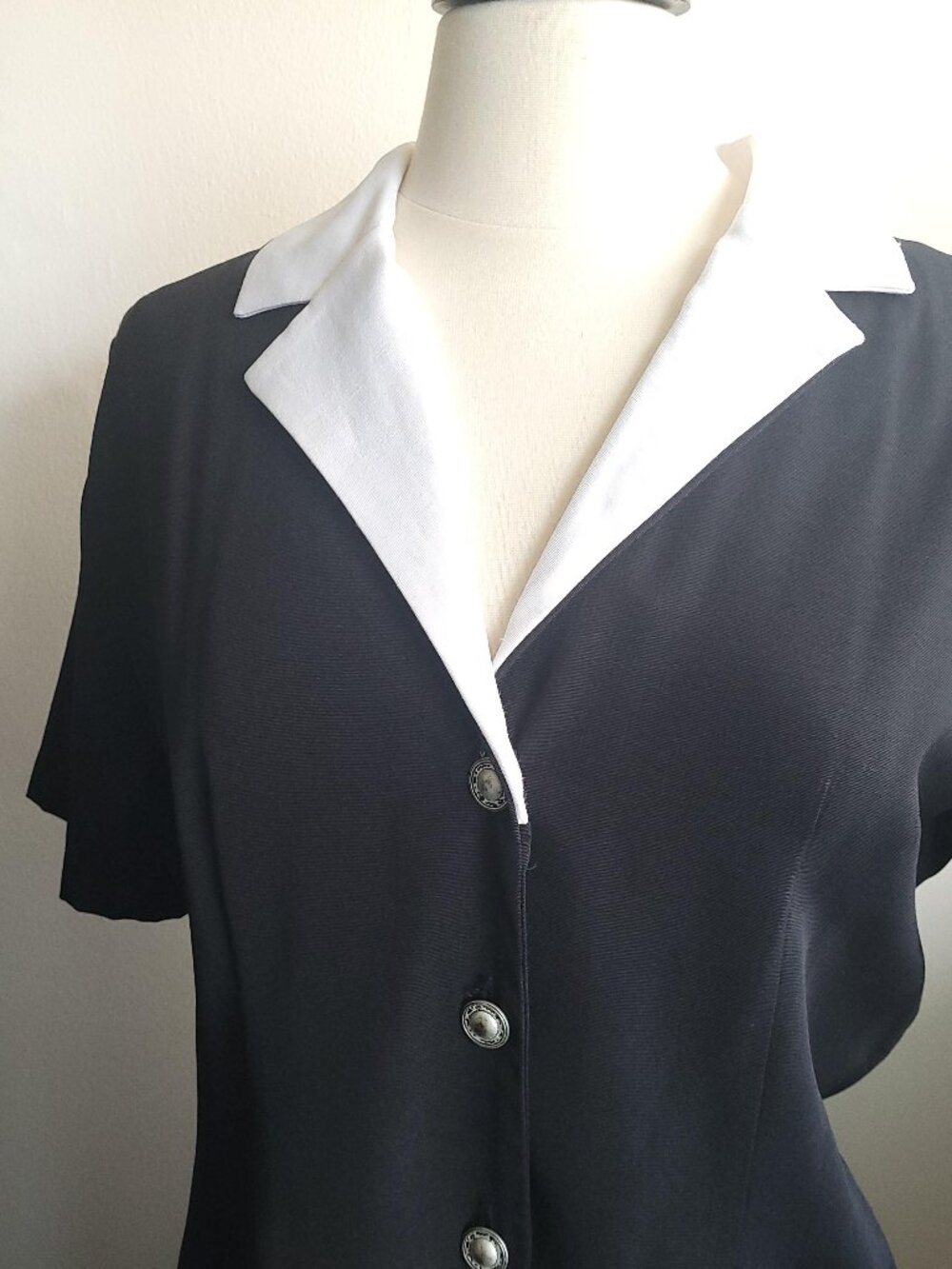 Vintage Button Down Shirt Dress